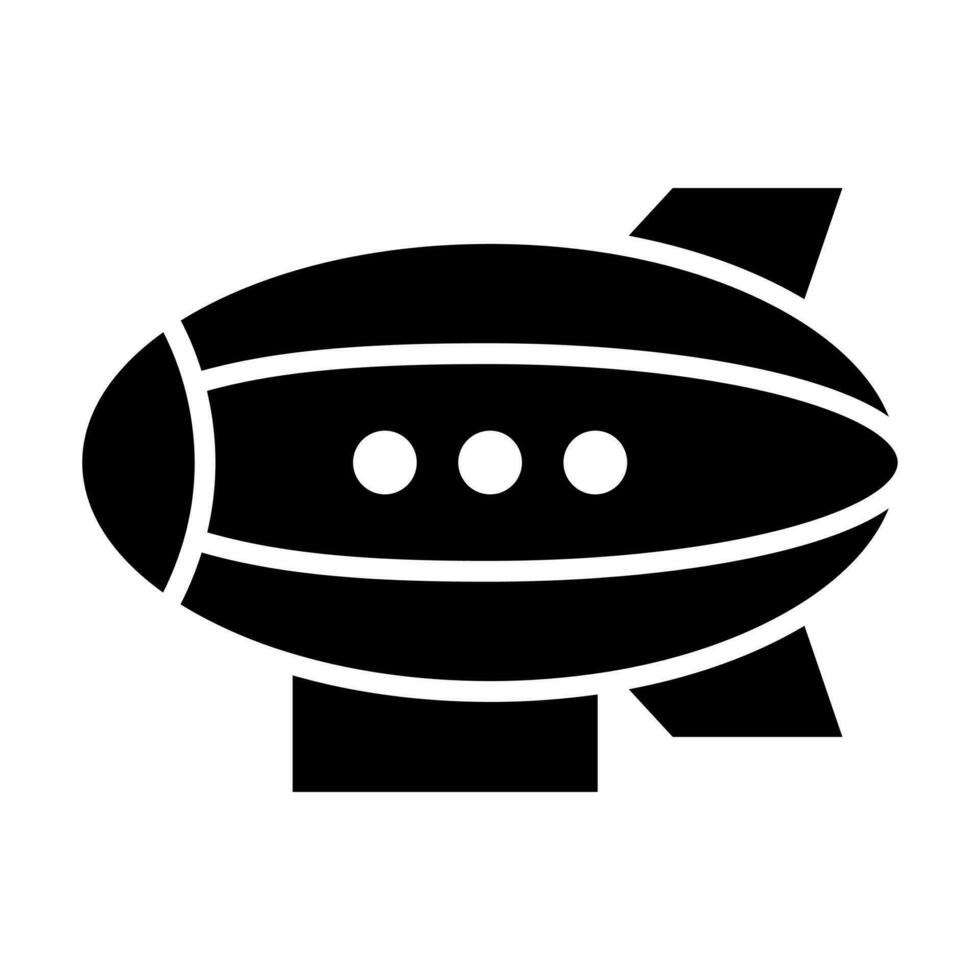 Blimp Icon Design vector