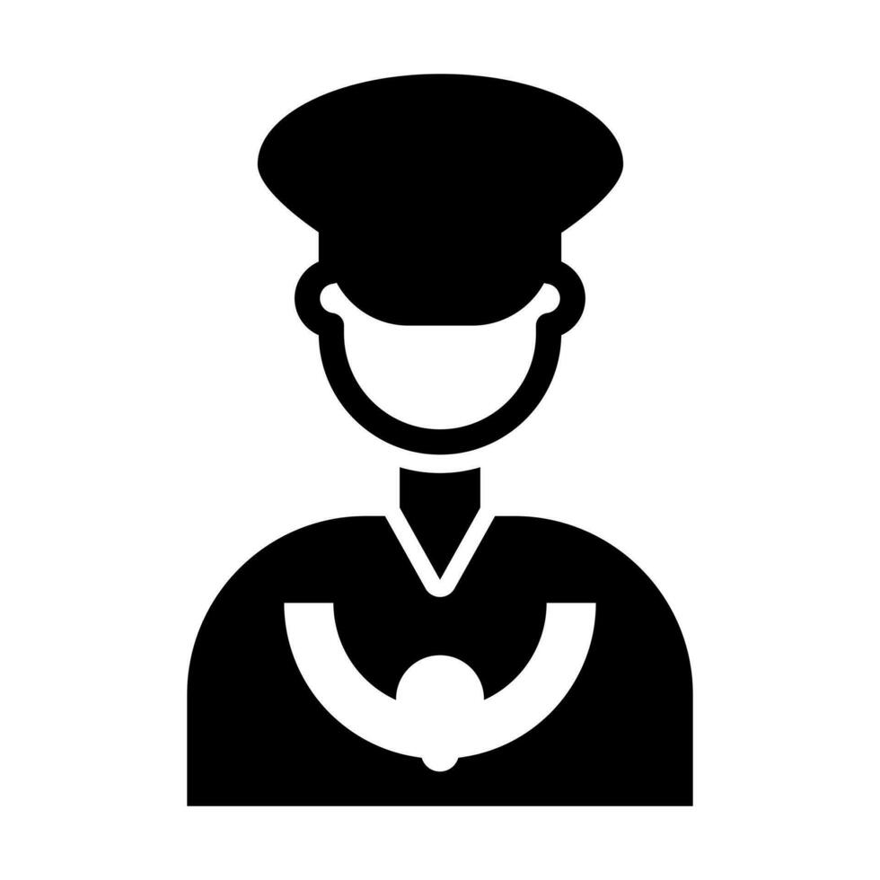 Pilot Icon Design vector