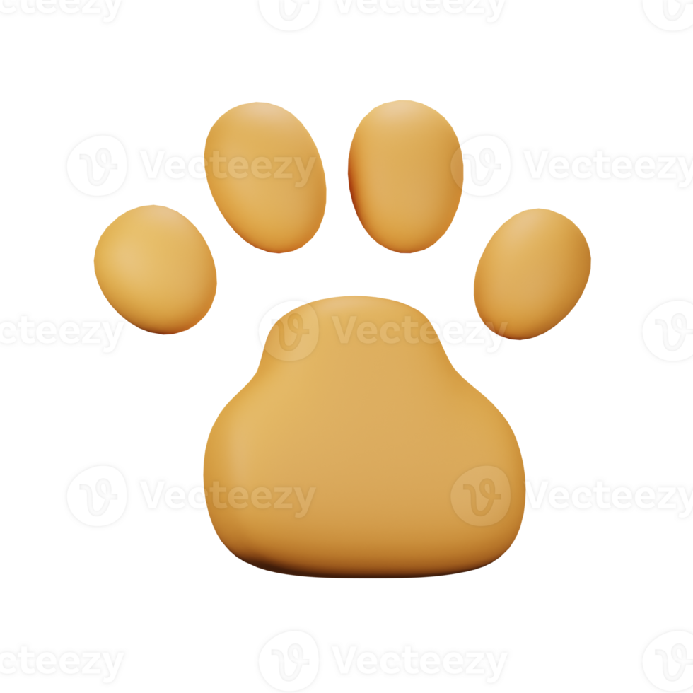 3D Paws Icon png