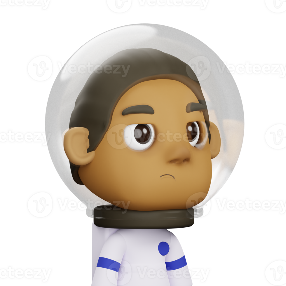3D Astronaut Avatar png