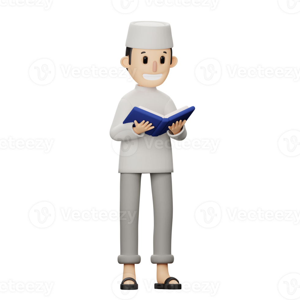3D Muslim Character png