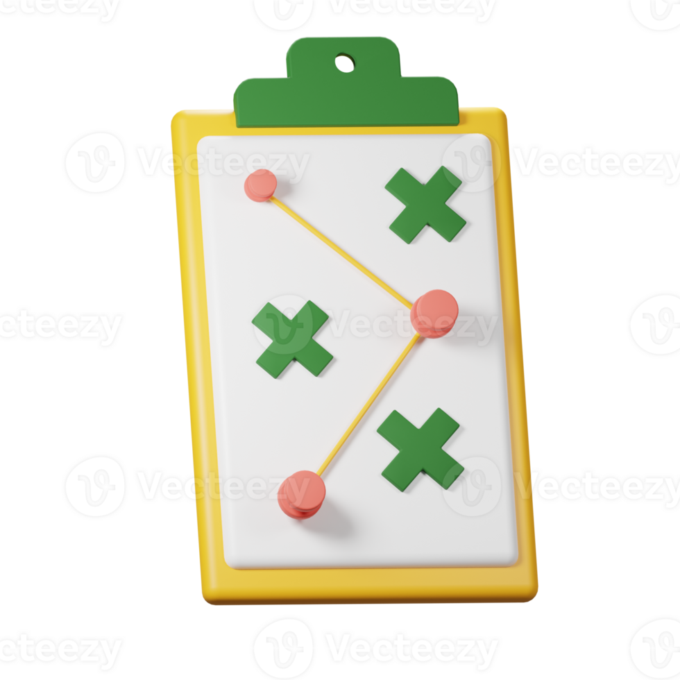 3D icon strategy Presentation png