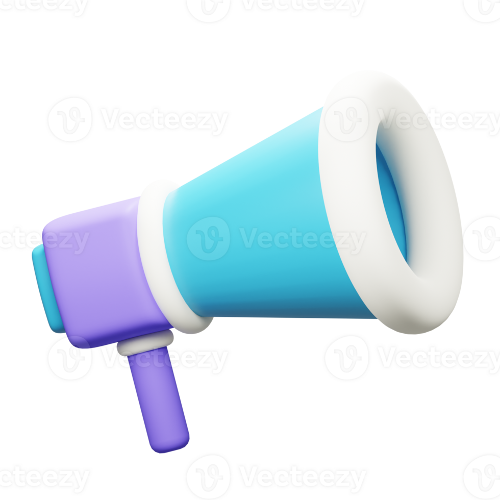 3D Megaphone Icon png