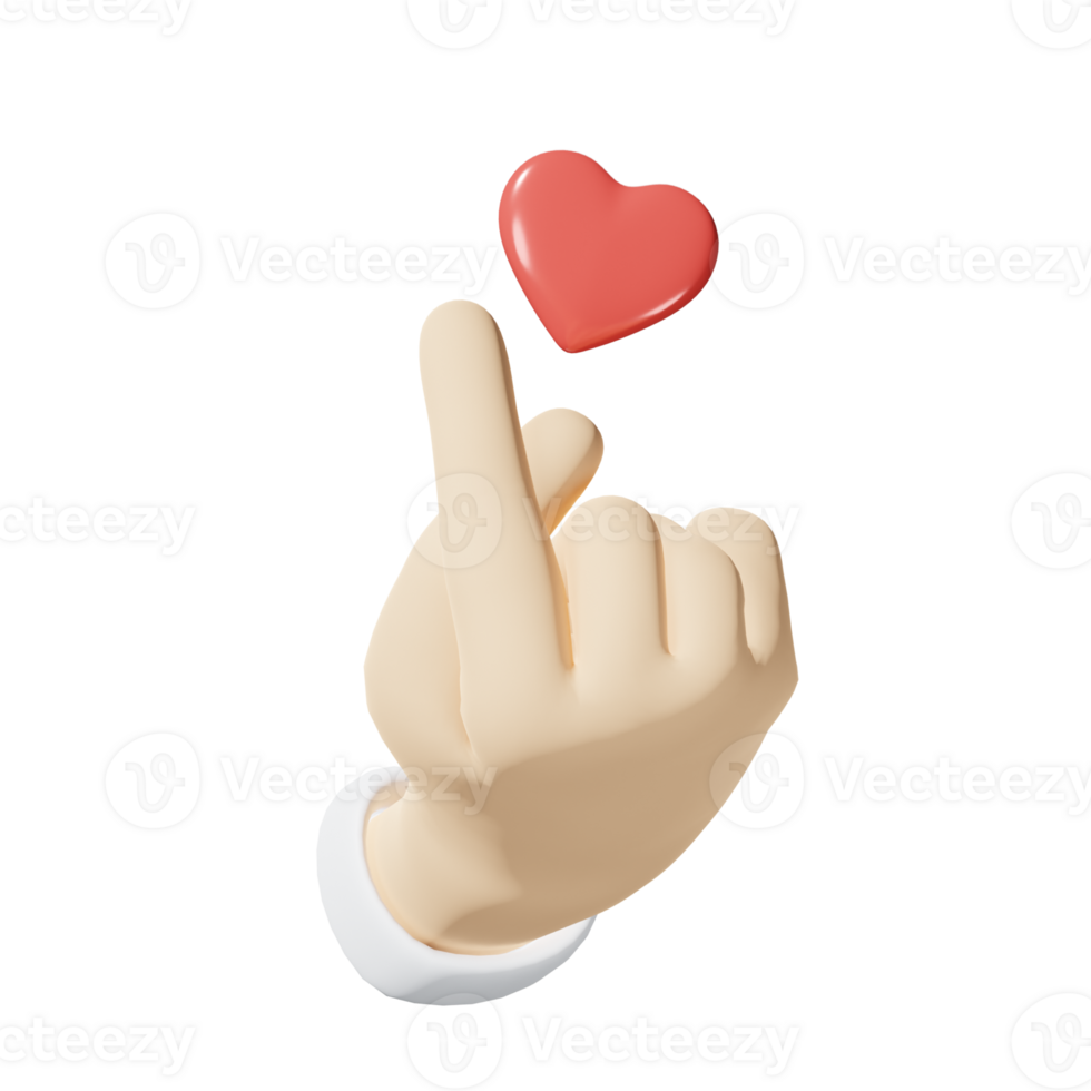 3D Heart Sign png