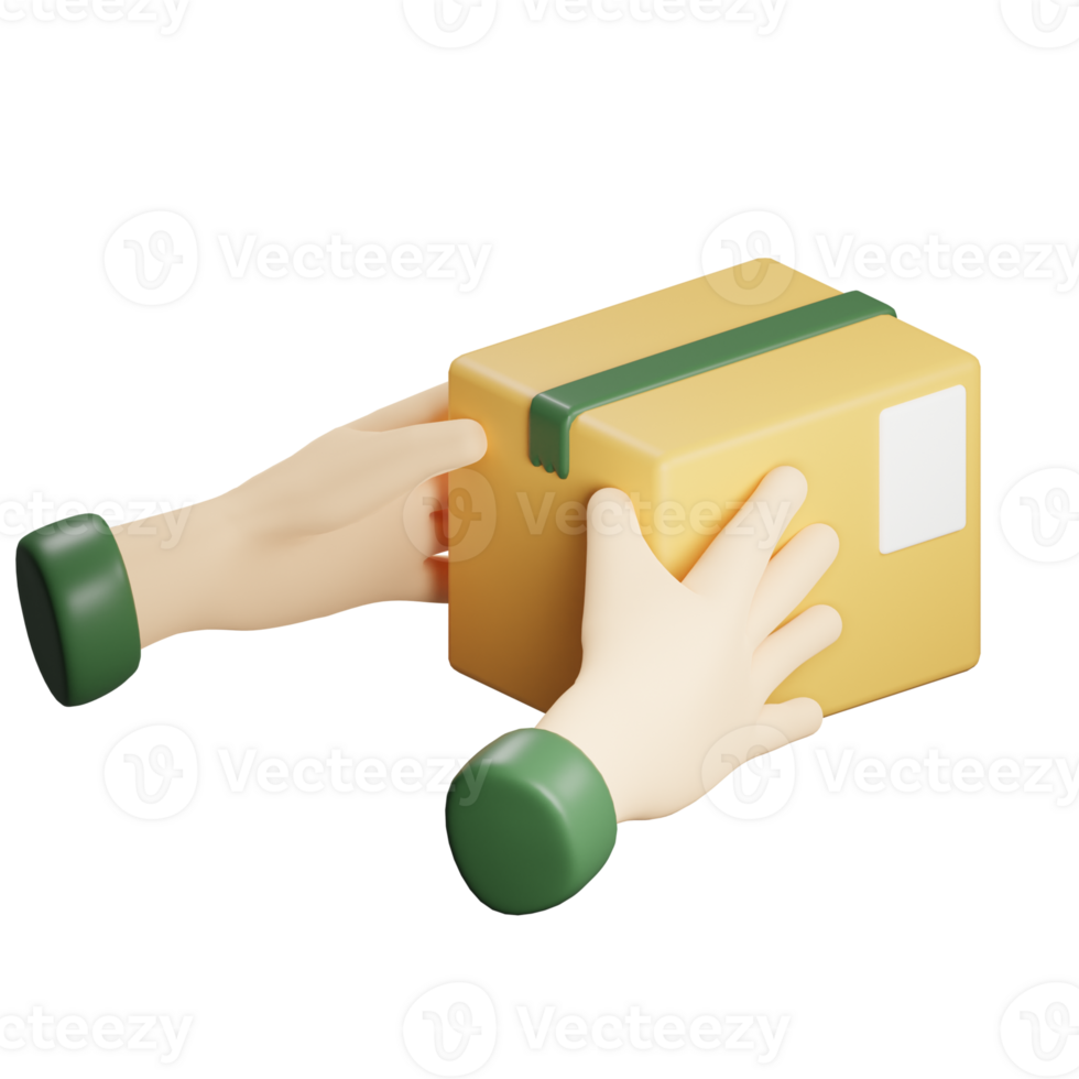 3D Package Delivery png