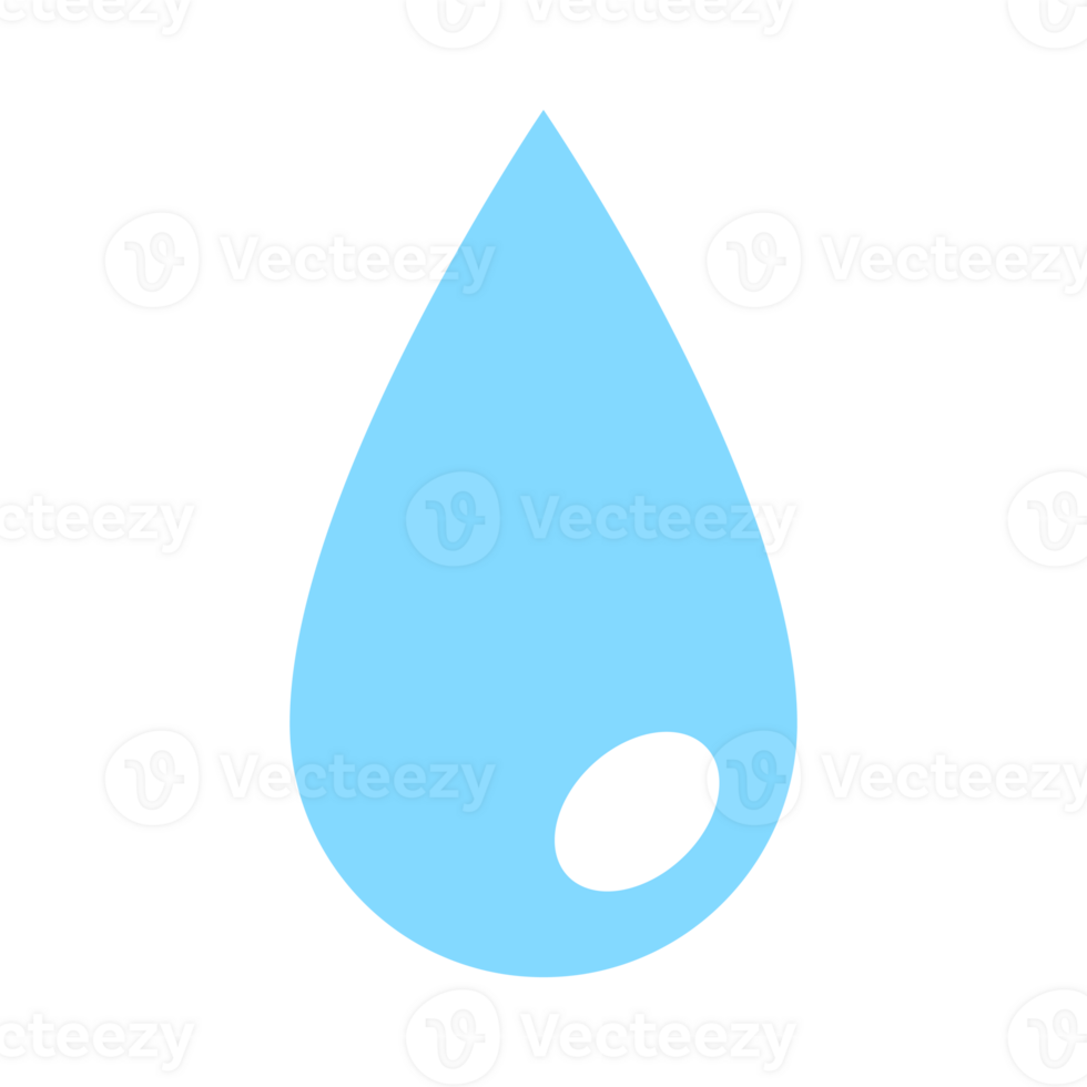 Water drop for icon, tear and flat design png