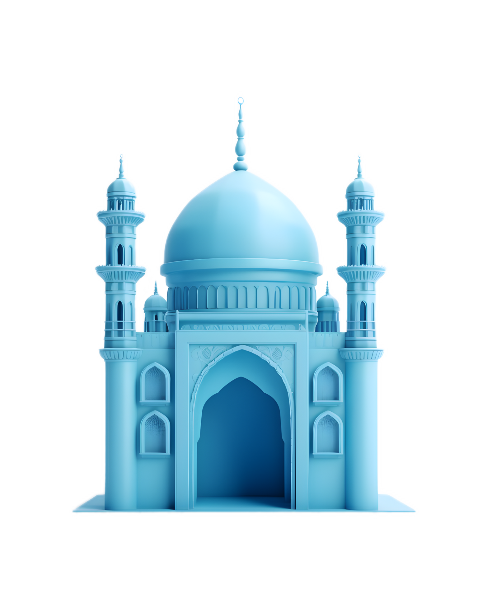 Blue Mosque 3D Illustration. 23405488 PNG