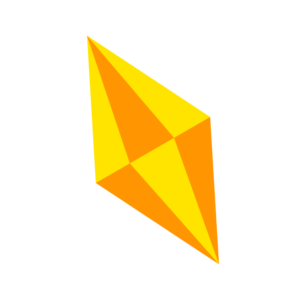 Crystal Shape Decoration png
