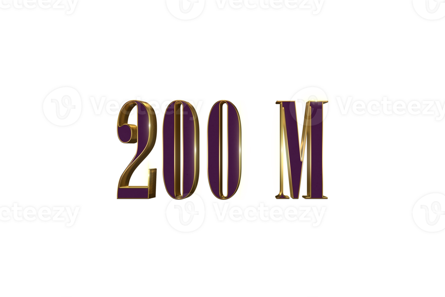 200 Million Subscribers Celebration Greeting Number With Luxury Design 200-million-subscribers-celebration-greeting-number-with-chrome-design