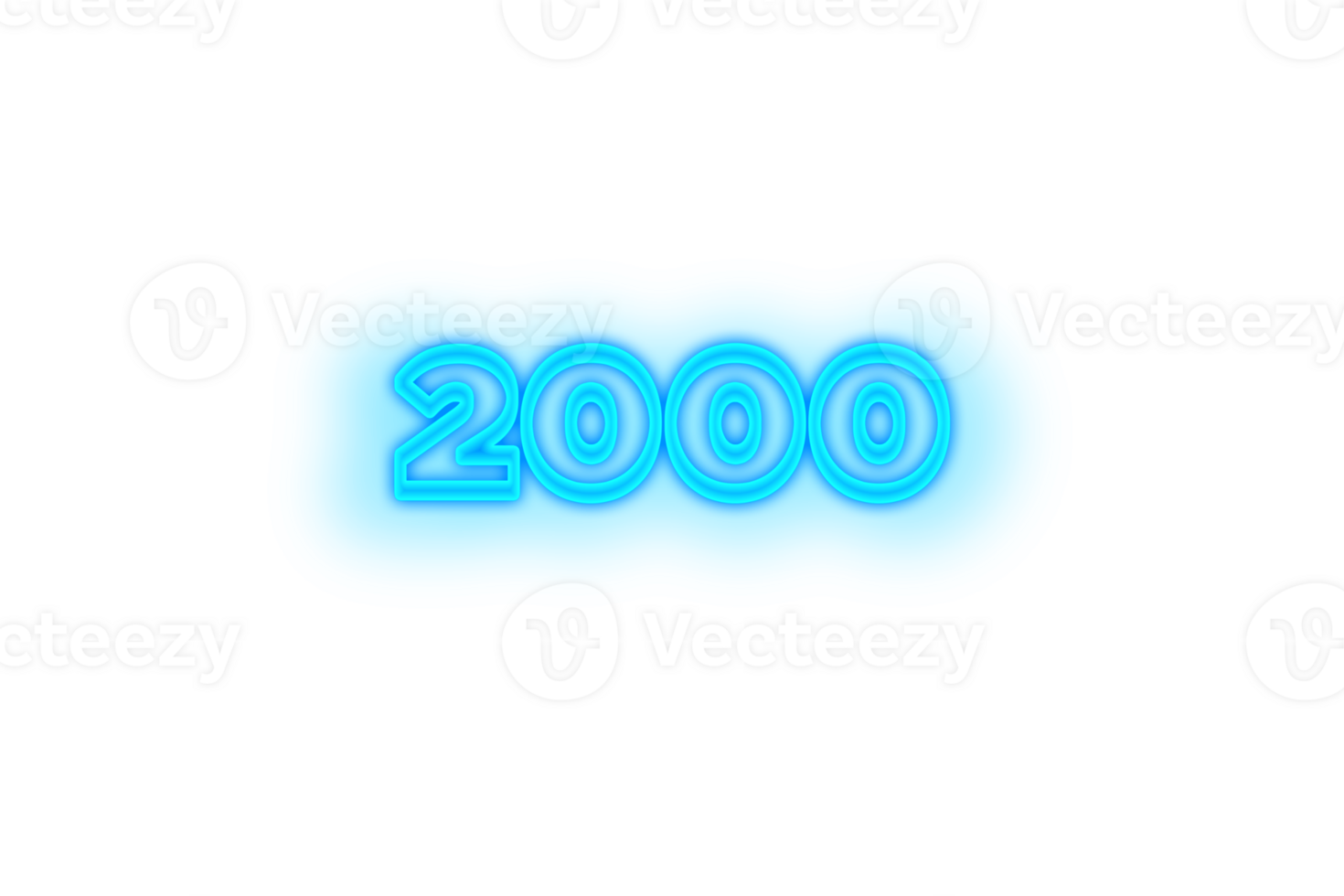 200 subscribers celebration greeting Number with glow design png