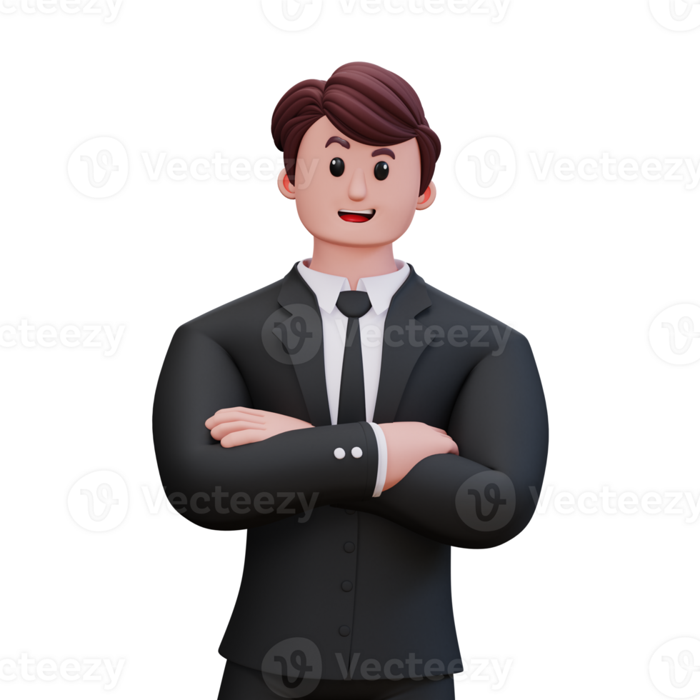 3D Character Businessman png