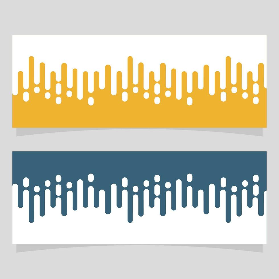 Abstract Rounded Lines Background In Two Color Options. vector