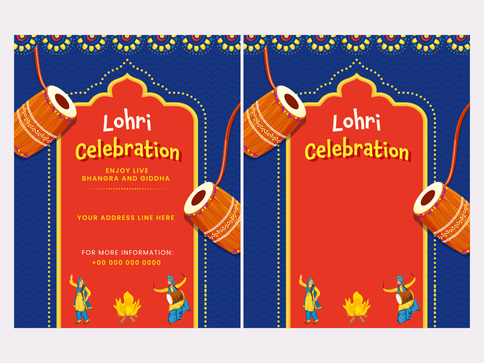 Lohri 2024 invitation card