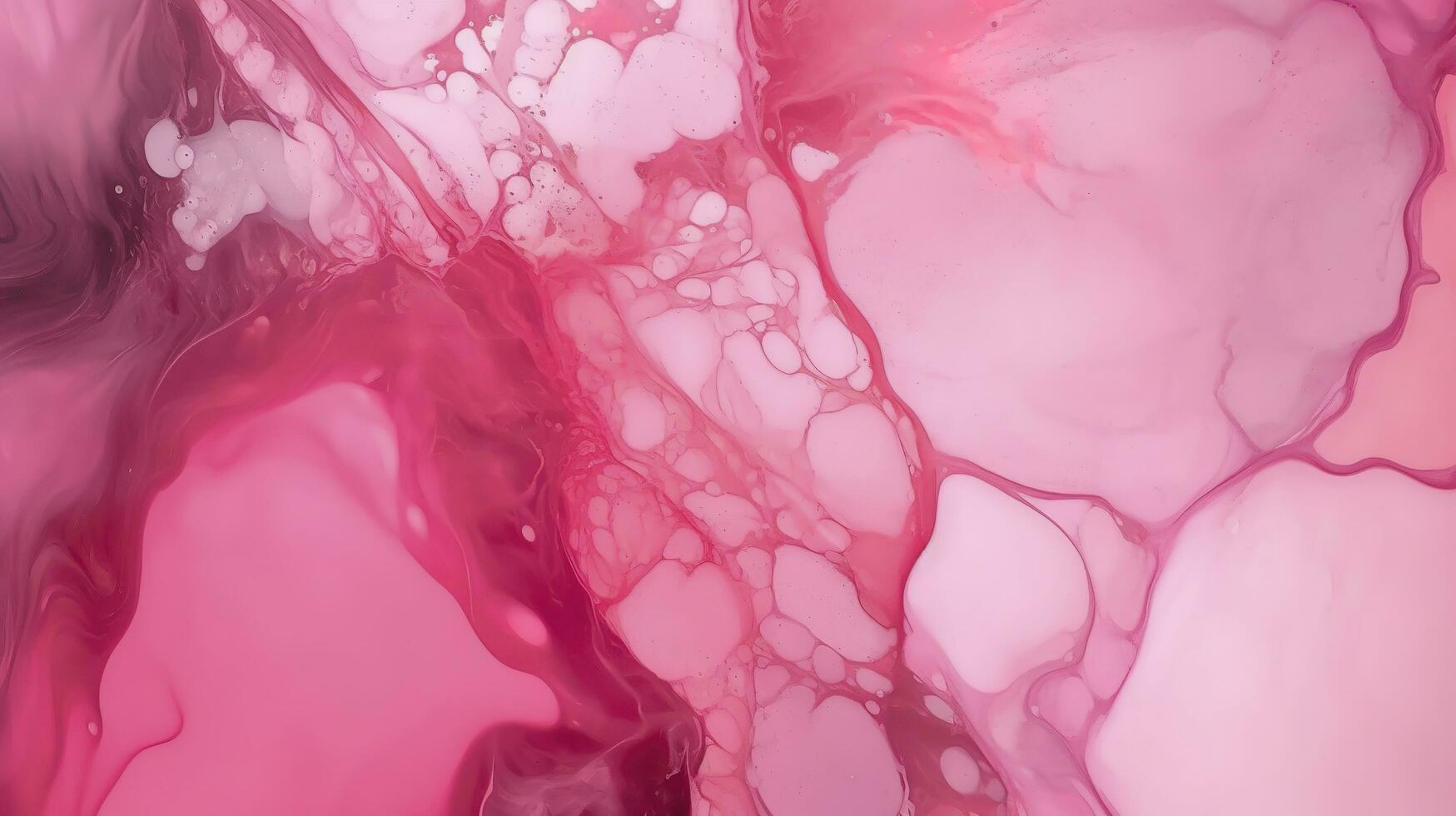Abstract alcohol ink texture marble style background pink and gold texture, Pink abstract alcohol ink background fluid watercolor, generate ai photo