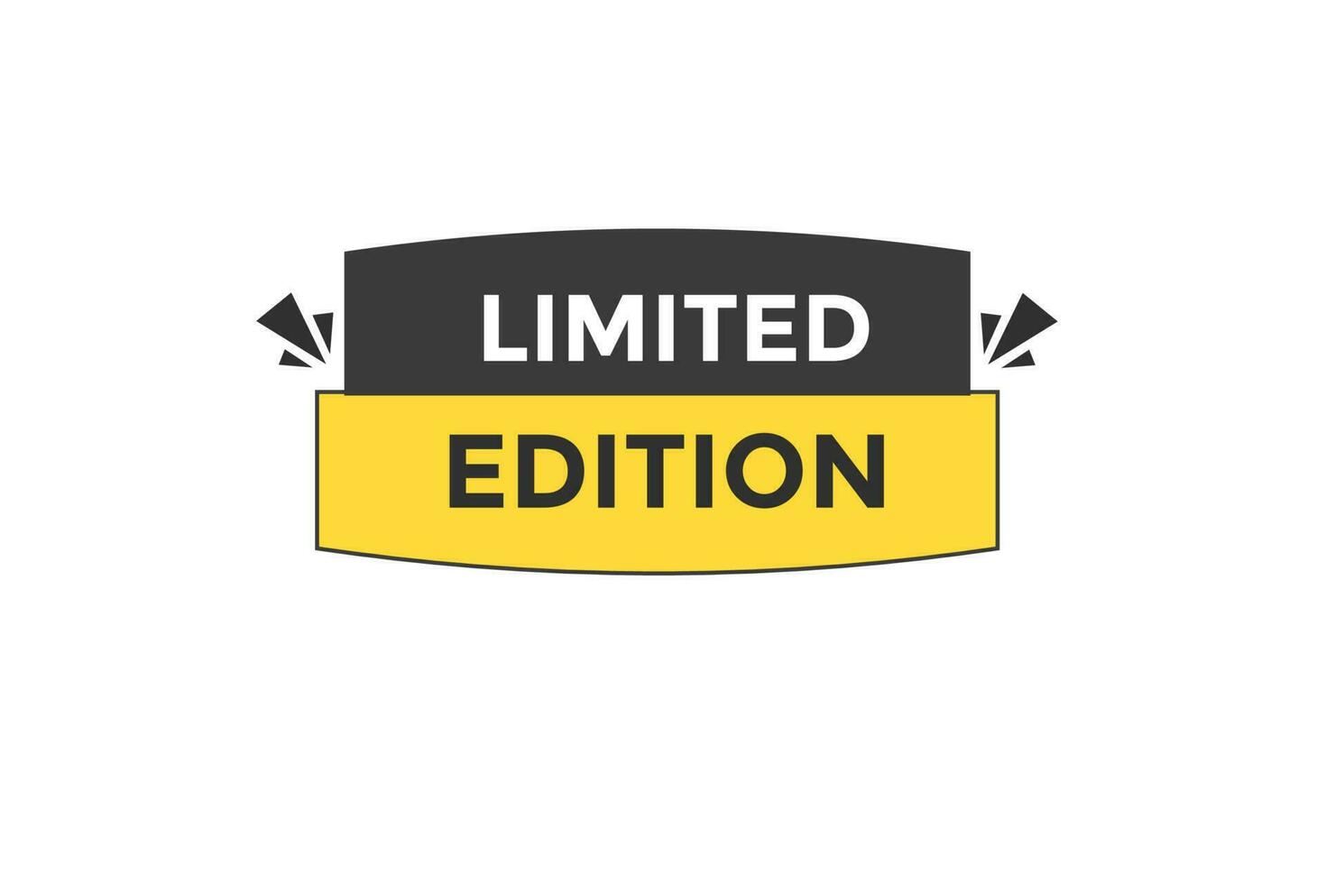 limited edition vectors.sign label bubble speech limited edition vector