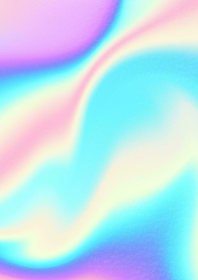 Multicolored bright background with iridescent tints of color. Holographic effect, color gradient transitions.1 vector