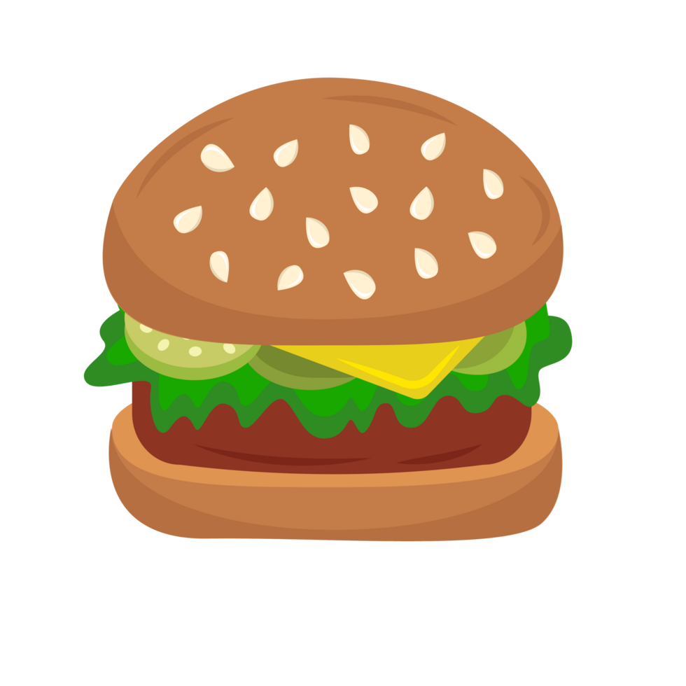 formaggio hamburger completare png