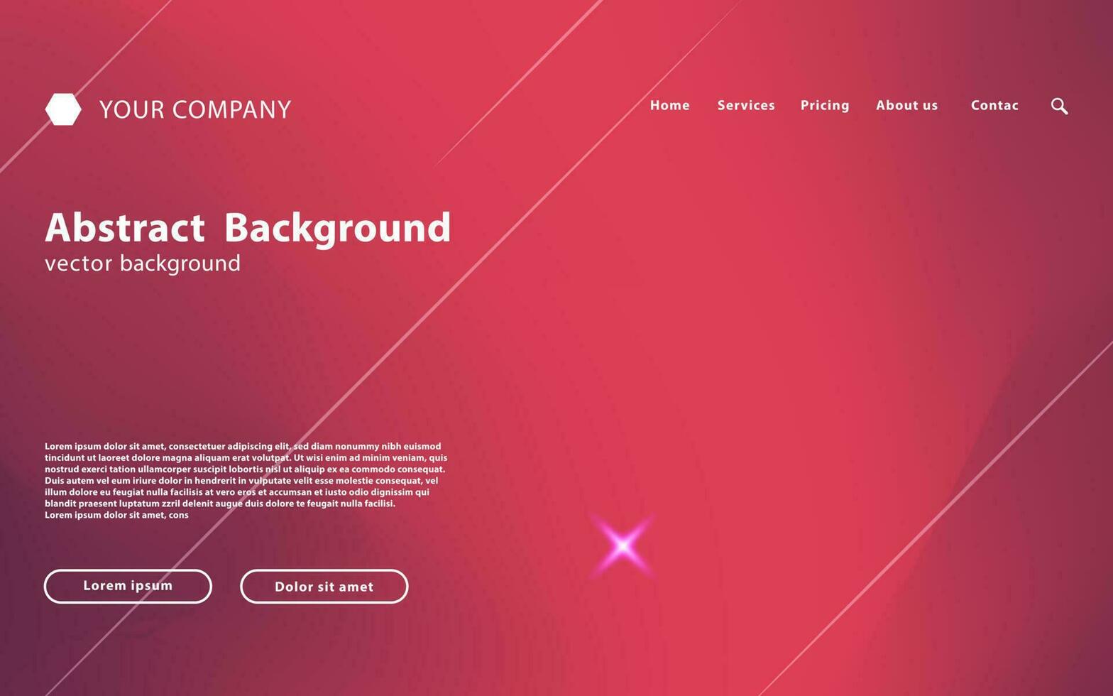 modern colorful abstract landing page background. landing page template,gradient background template,abstract background,user interface background,vector illustration. vector