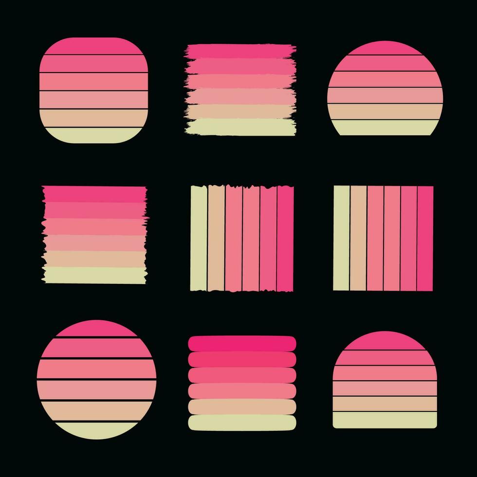 conjunto de madres día mamá, mamá color paleta color esquemas para de la madre día inspirado en mamá femenino colores, rosado diferente sombras colores paleta, hembra rosado combinación diseño elementos para camiseta vector