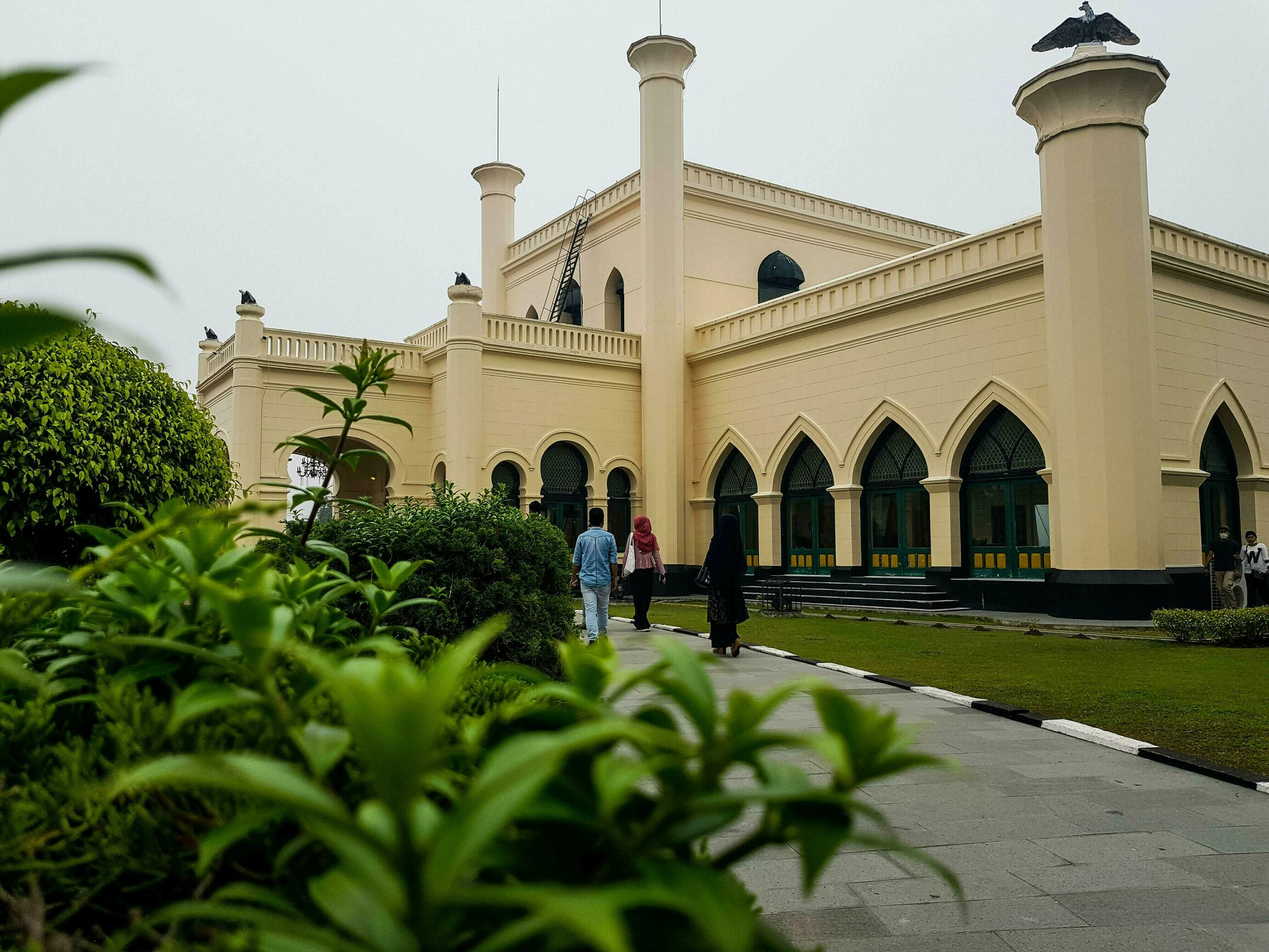 Riau, Indonesia in October 2019. The Siak Sri Indrapura Palace atau