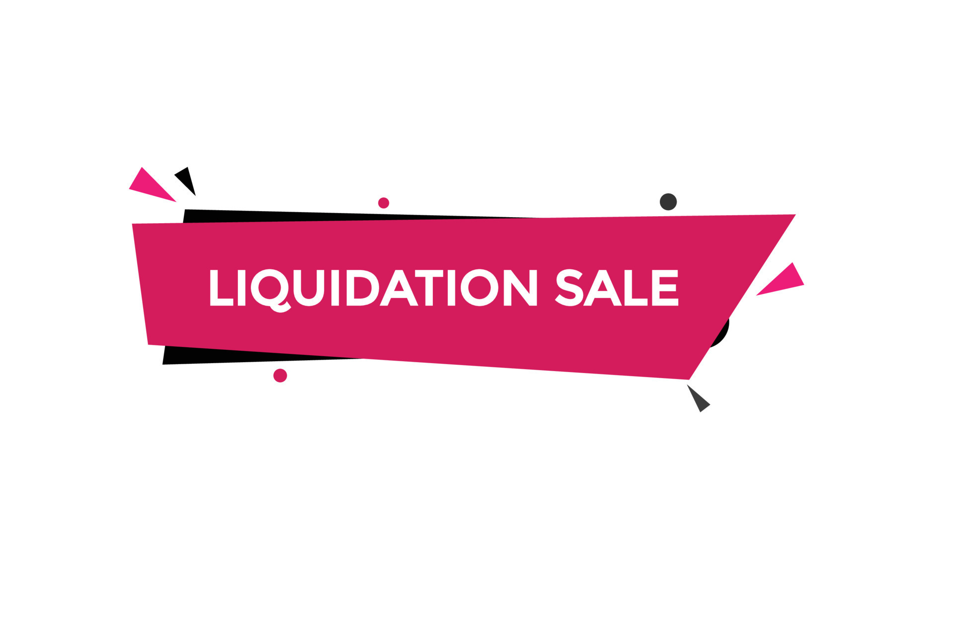 liquidation sale vectors.sign label bubble speech liquidation sale