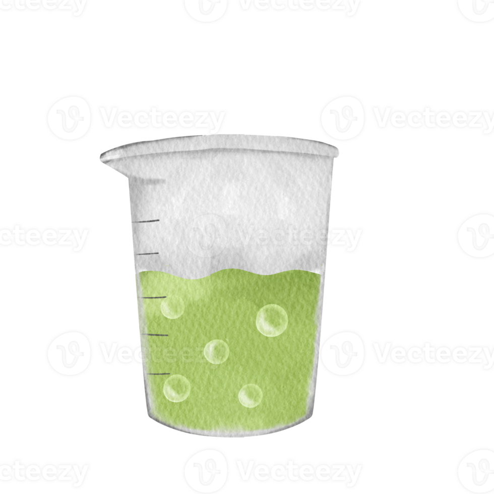 watercolor Beaker science png