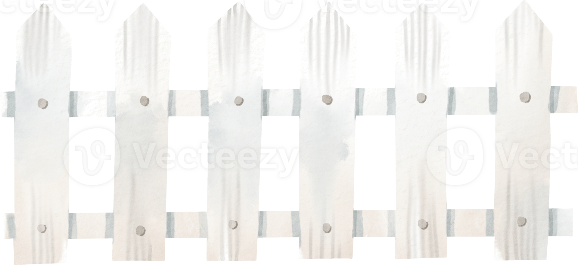 watercolor fence farm png