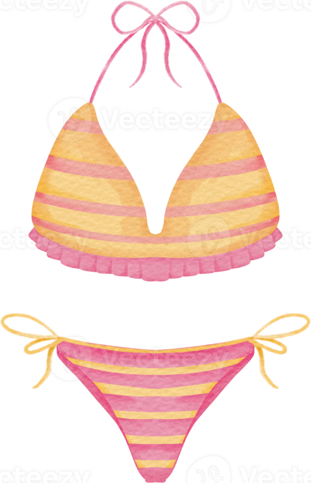 waterverf bikini klem kunst png