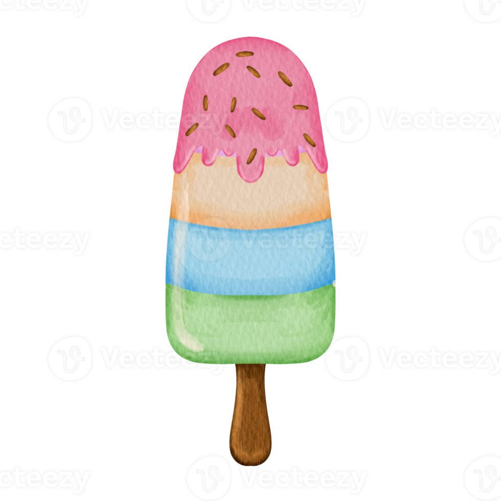 watercolor ice cream clip art png