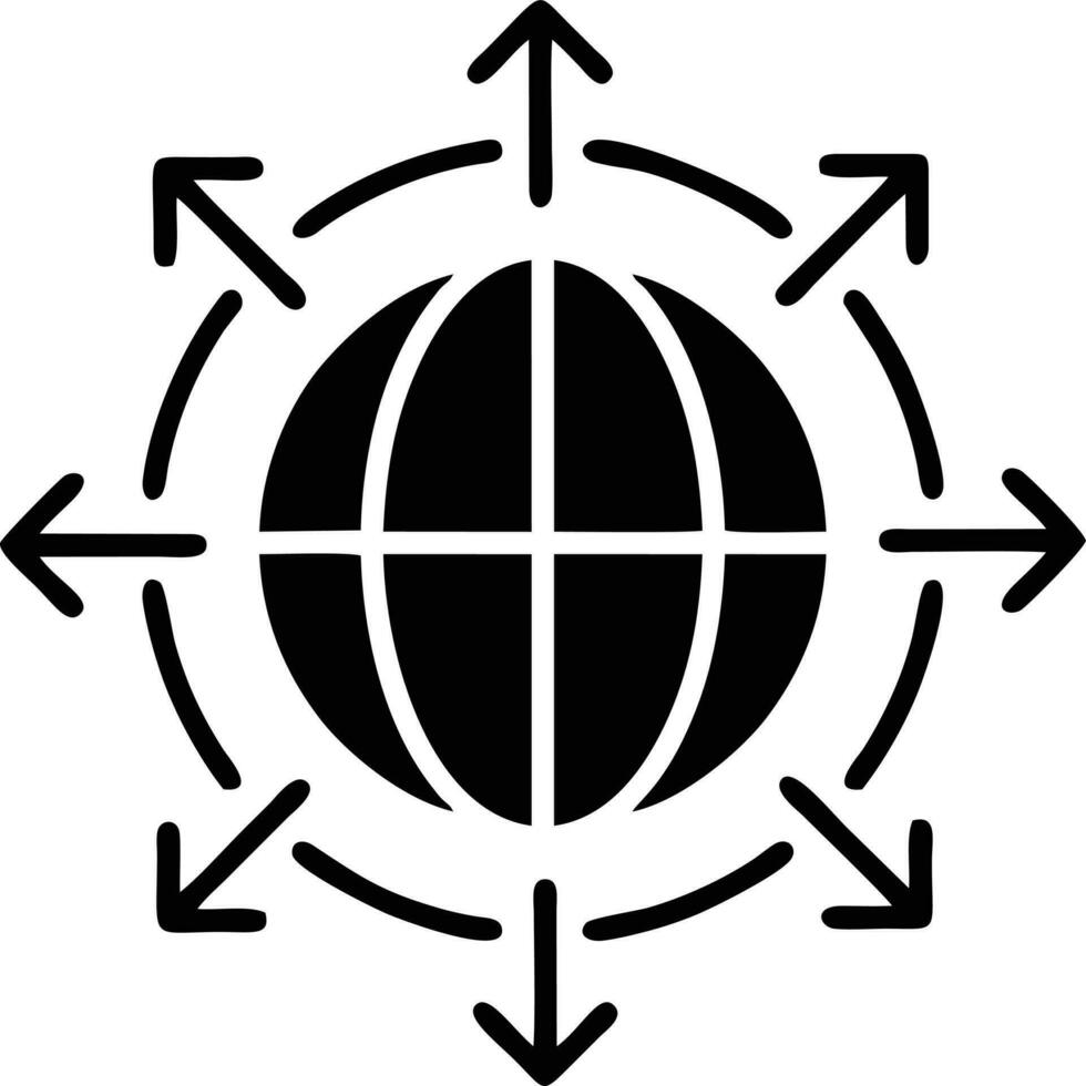 Globe planet earth icon symbol vector image. Illustration of the world global vector design. EPS 10