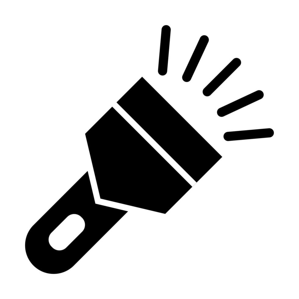Flashlight Icon Design vector