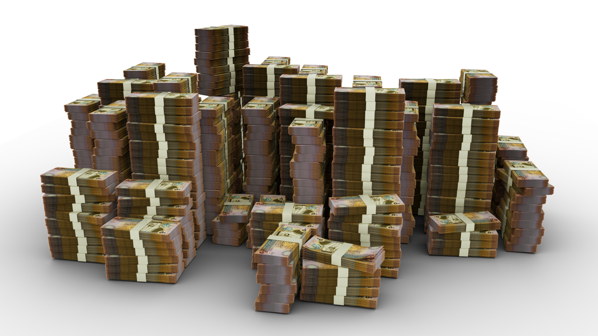 Big Stack Of Jordanian Dinar Notes A Lot Of Money Isolated On big-stack-of-jordanian-dinar-notes-a-lot-of-money-isolated-on
