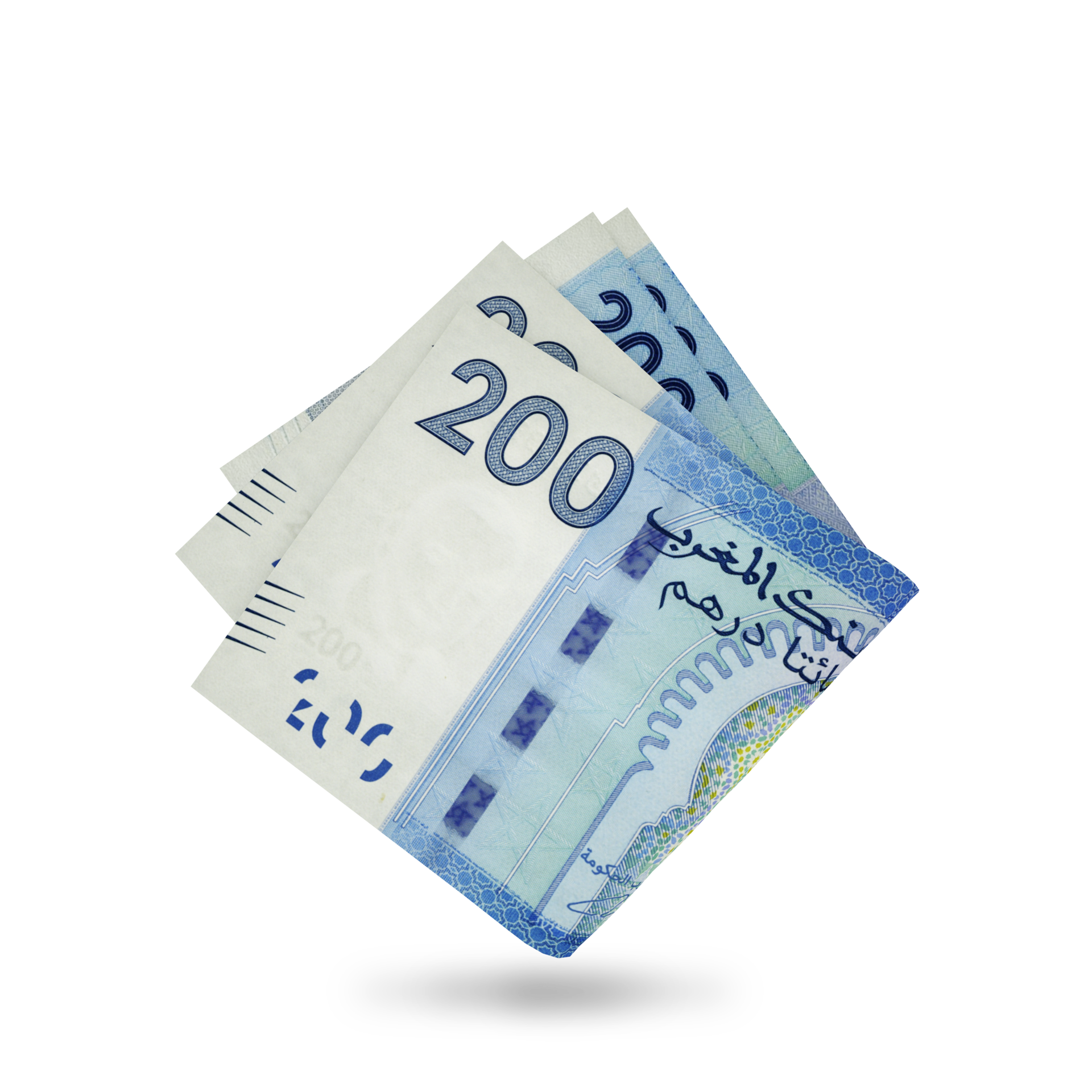 3d Le Rendu De Pli Marocain Dirham Remarques Isol Sur Transparent imagens-100-dirhams-png-e-vetor-com-fundo-transparente-para-download