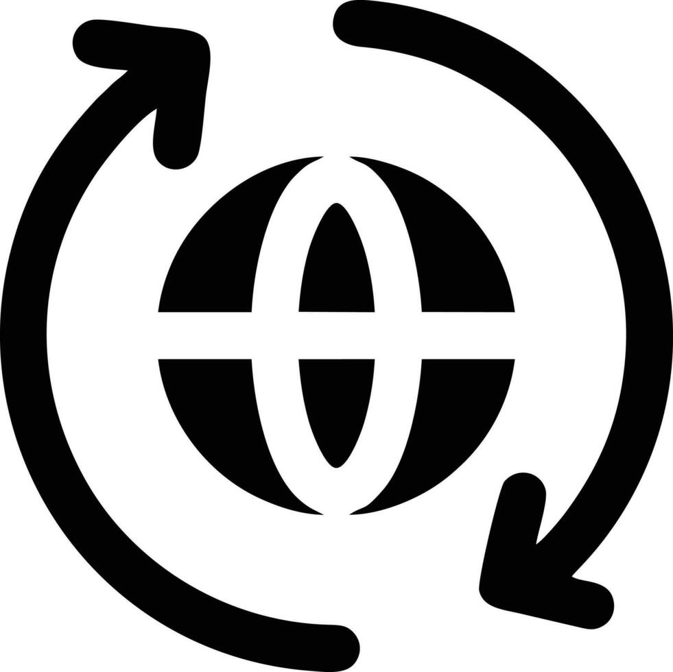 Globe planet earth icon symbol vector image. Illustration of the world global vector design. EPS 10