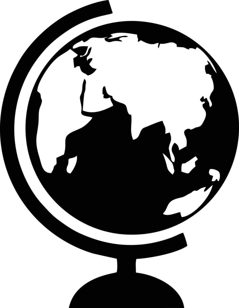 Globe planet earth icon symbol vector image. Illustration of the world global vector design. EPS 10