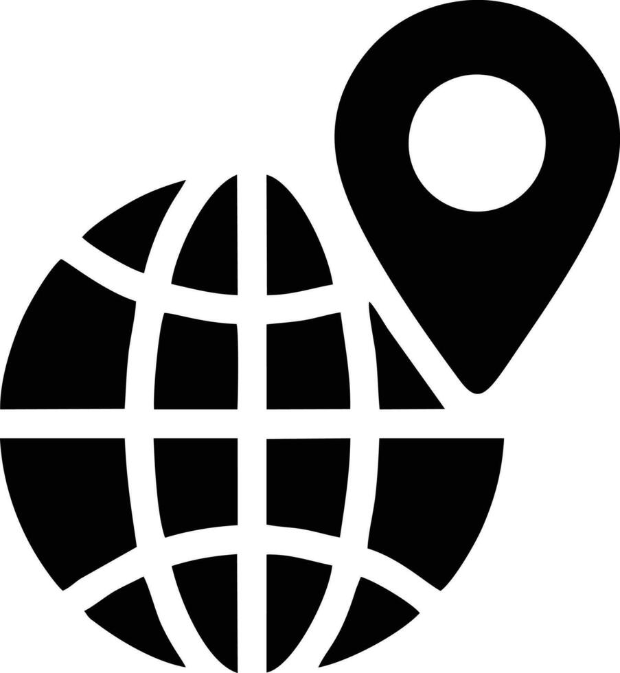 Globe planet earth icon symbol vector image. Illustration of the world global vector design. EPS 10