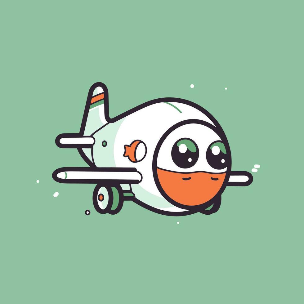 Vector airplane illustration