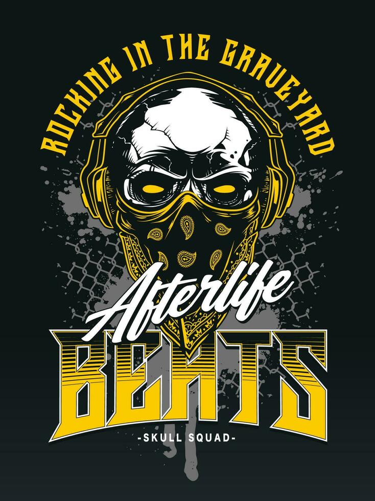 Afterlife Beats Vector Print