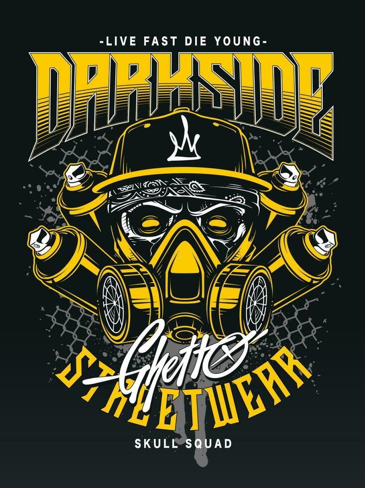 Darkside Ghetto Streetwear vector
