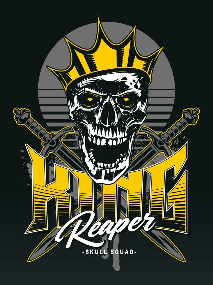 King Reaper Vector Print