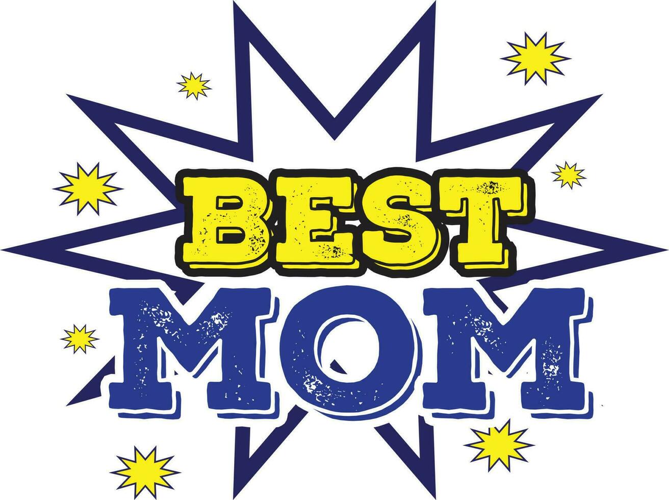 Best mom mother day design vector