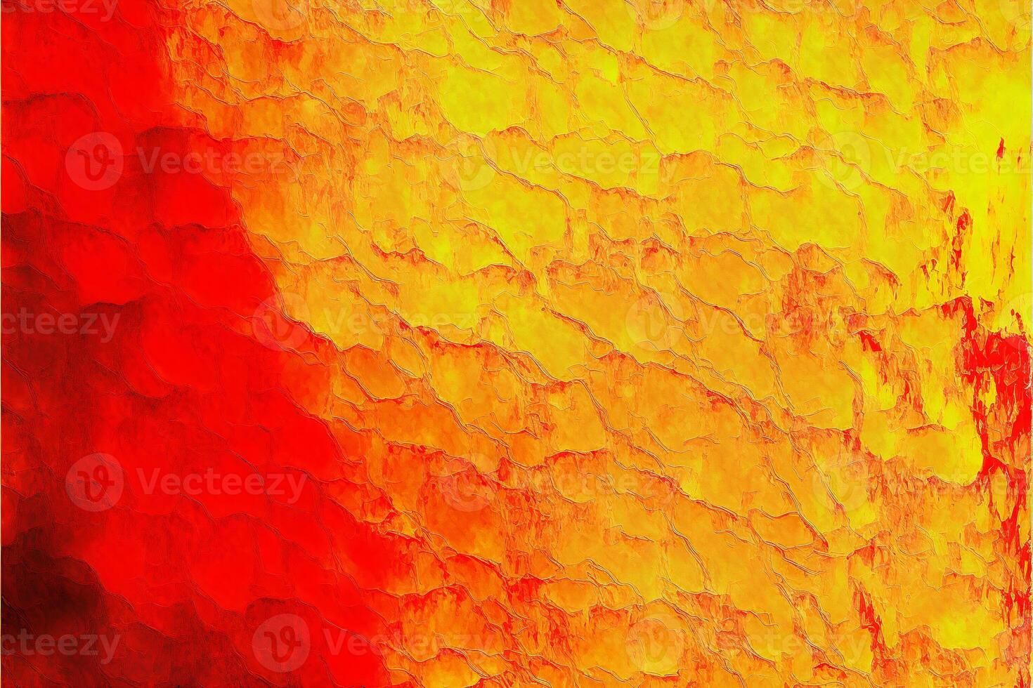 Abstract yellow and red vivid background, that looks like hand-painted wall. illustration. photo