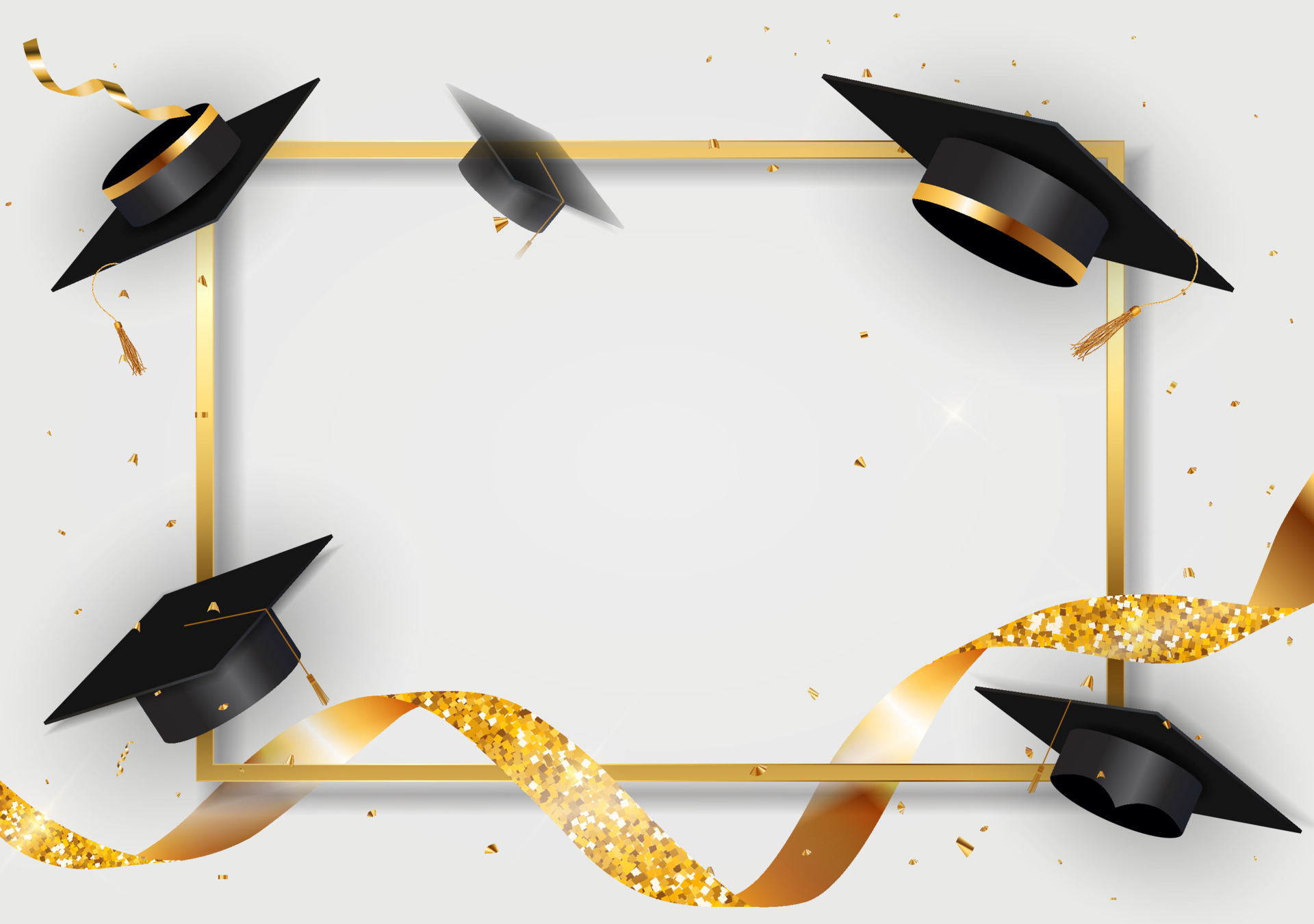 Happy Graduation Greeting Background Vector Illustration 23415077