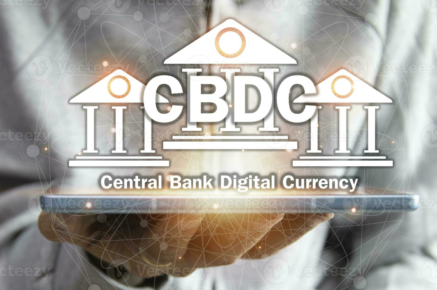 CBDC is a digital currency issued by a central bank. which has the ability to act as a medium to pay for goods and services can maintain value and is an accounting unit of measurement photo