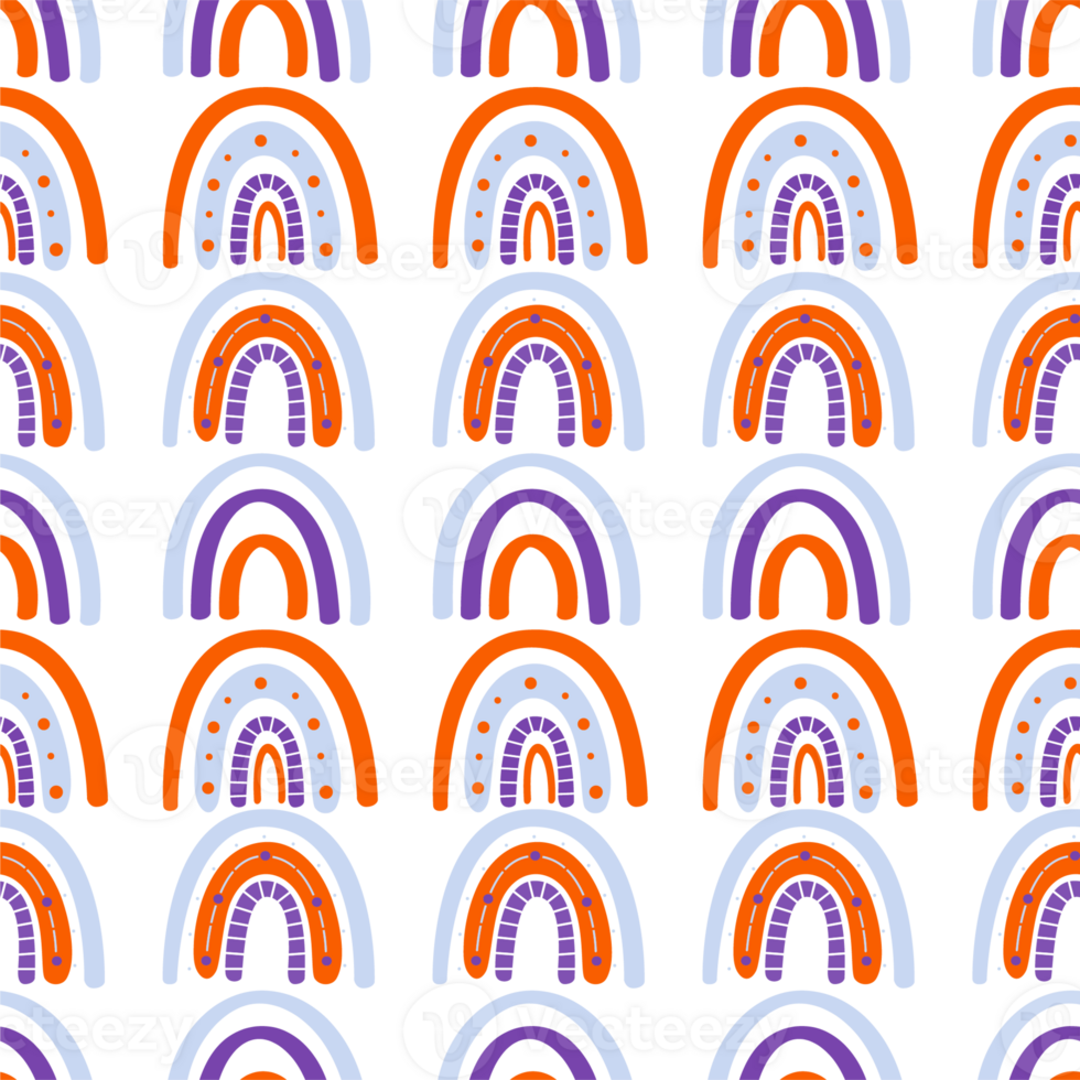 Abstract rainbow pattern png