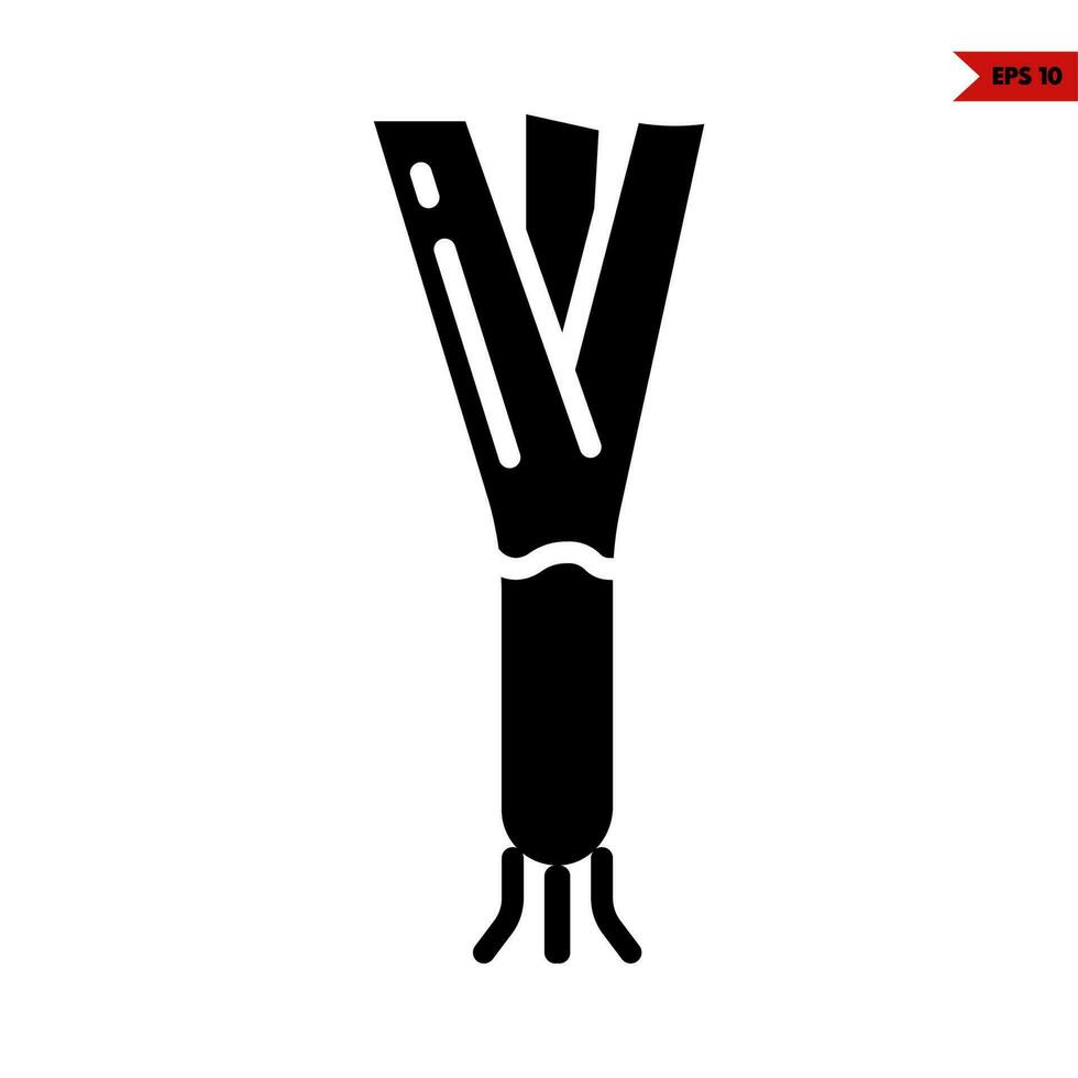 vegetable glyph icon vector