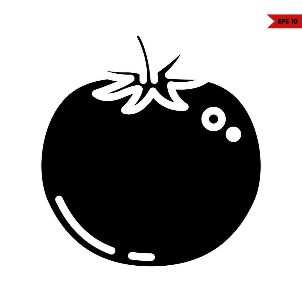 tomato glyph icon vector