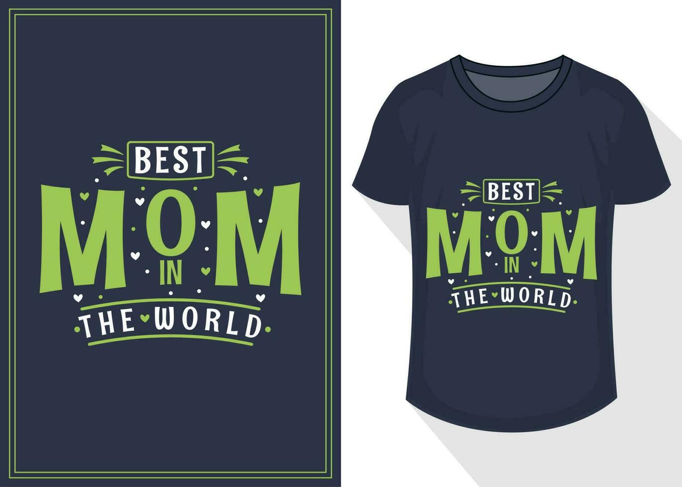 best mom in the world quotes typography lettering for t shirt design. mother's day t-shirt design vector
