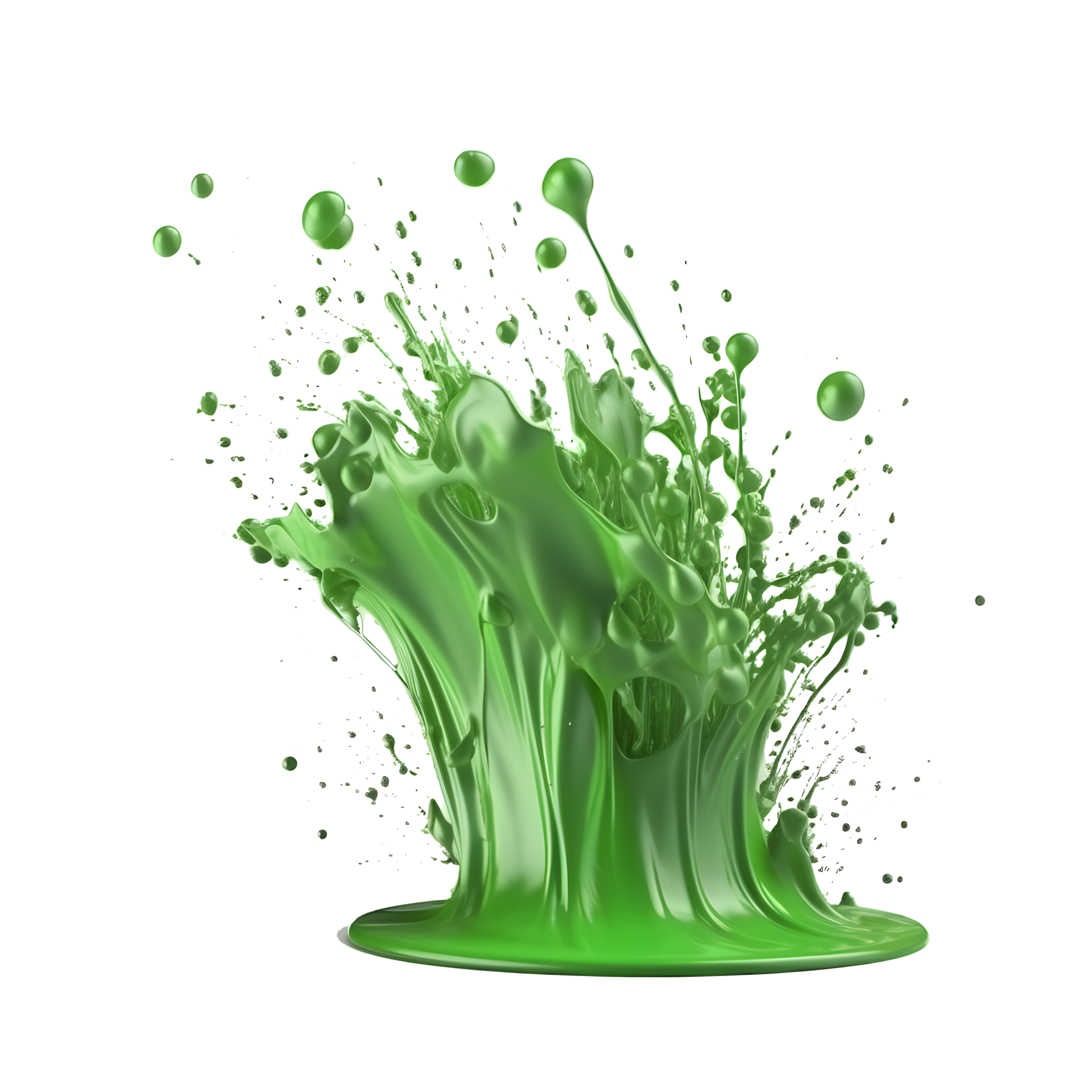 Green Slime Transparent Png - Neon Slime Png, Png Download