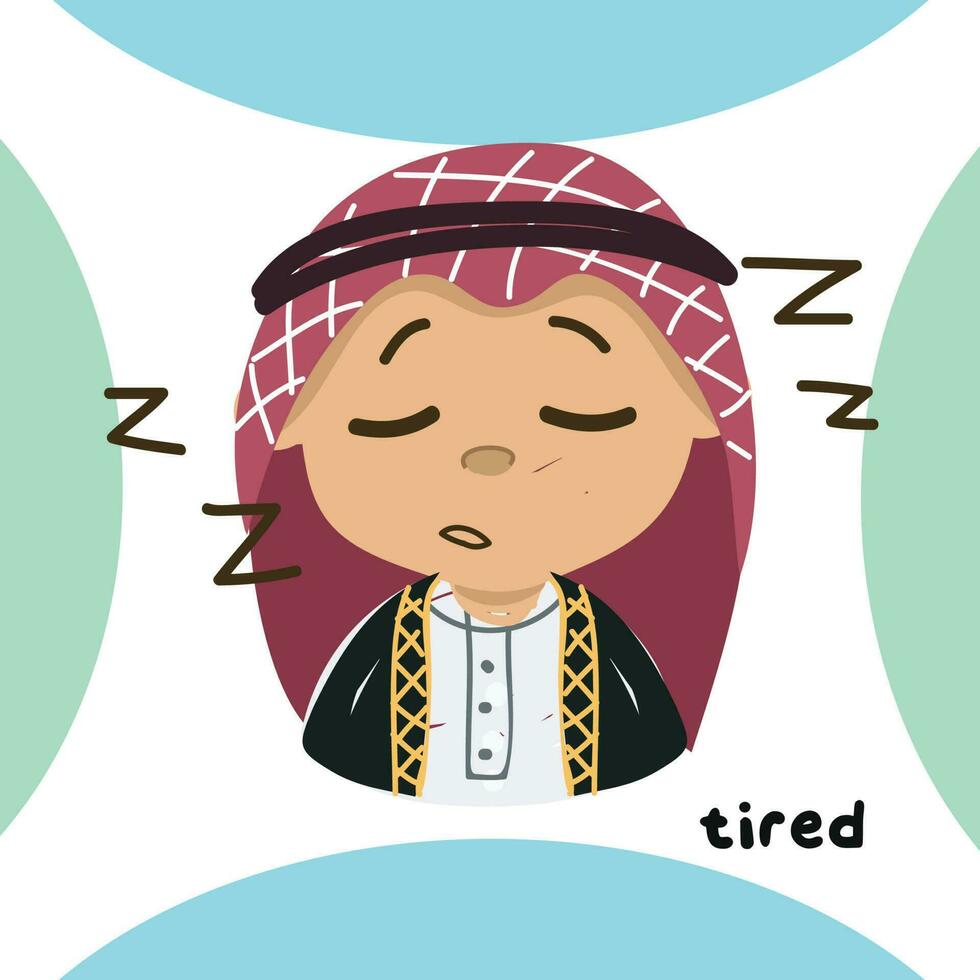 Feeling flashcards set for children to understand about expressing feelings. Emotions flashcard printable. Facial expression. Diversity for kids. Vector file.